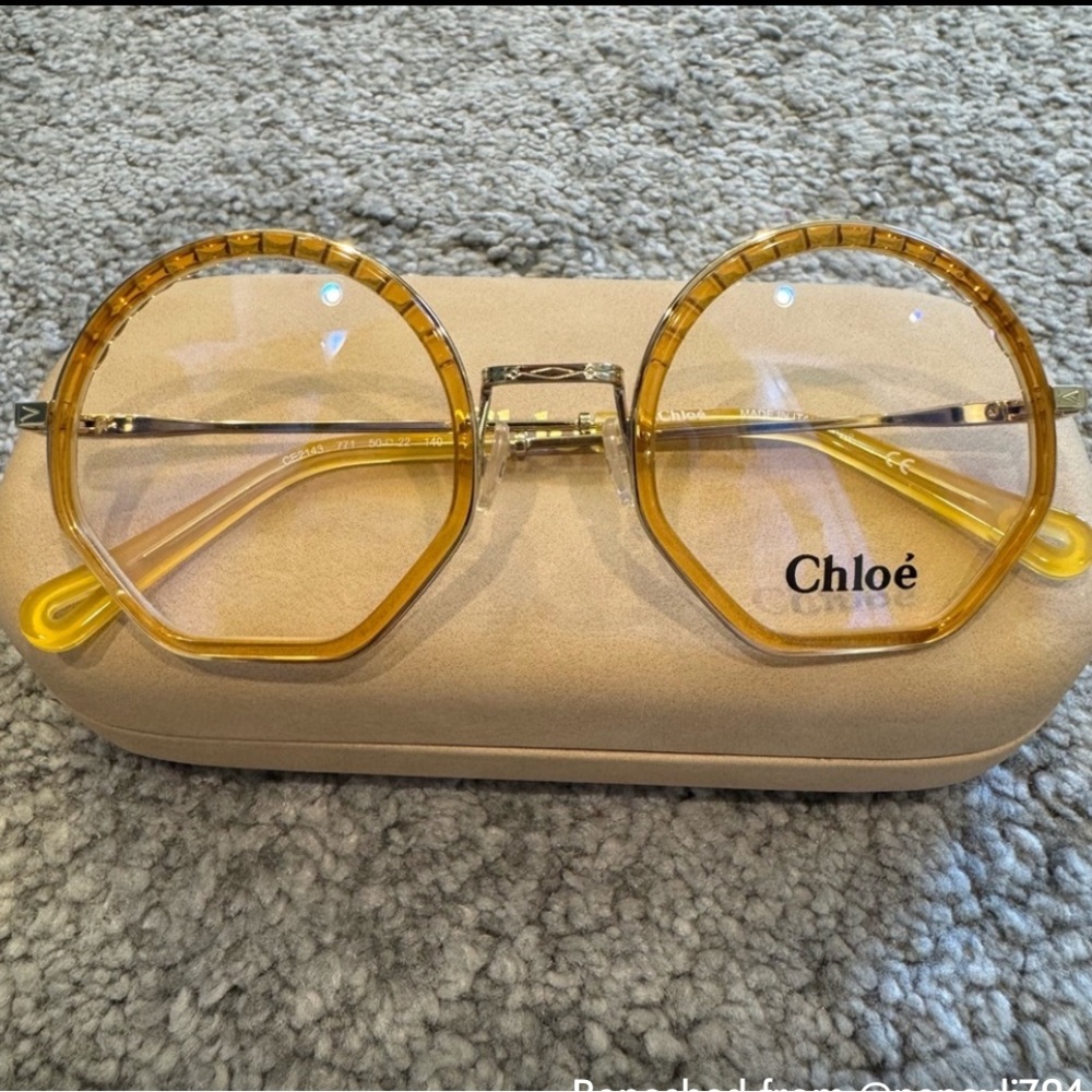 💖 CHLOE Women's Round Eyeglasses CE2143 771 New 50mm 💖